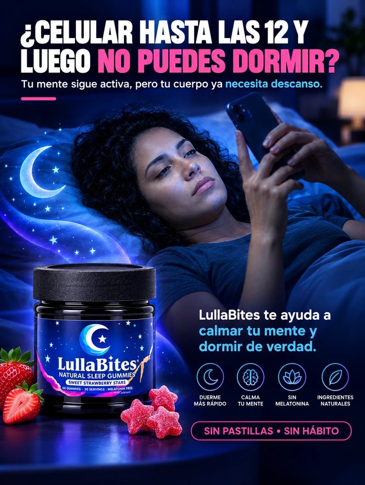 LullaBites — ¿Celular hasta las 12 y luego no puedes dormir?