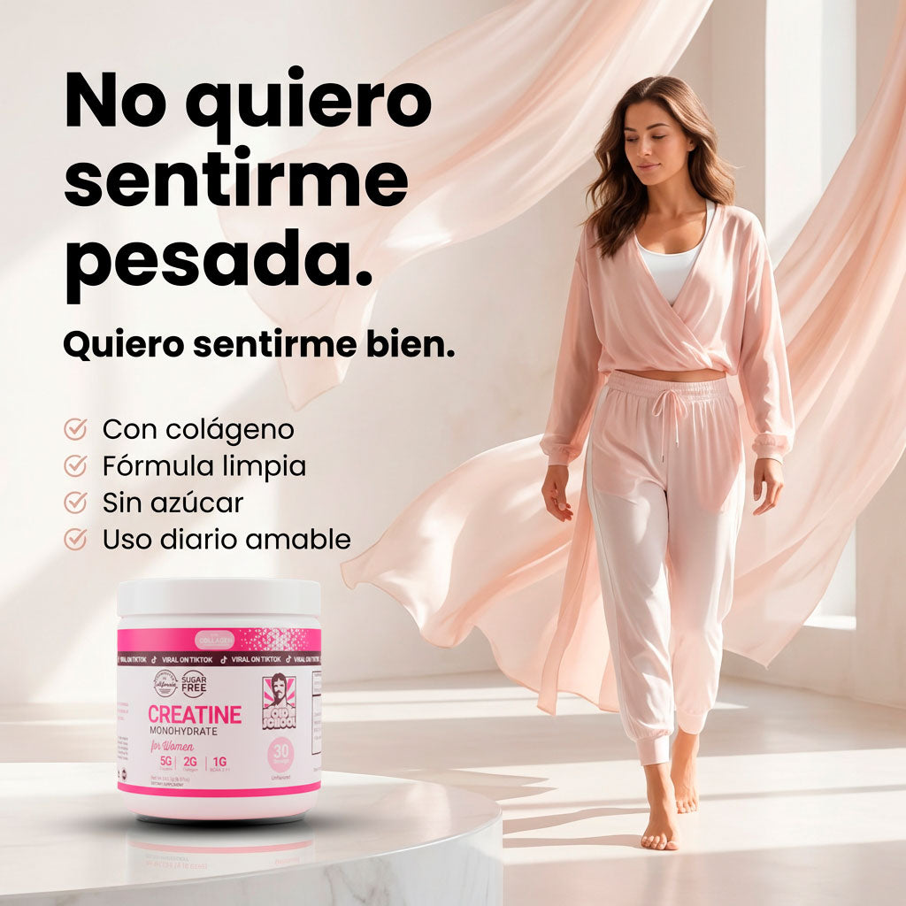 Creatina para Mujeres+Colágeno